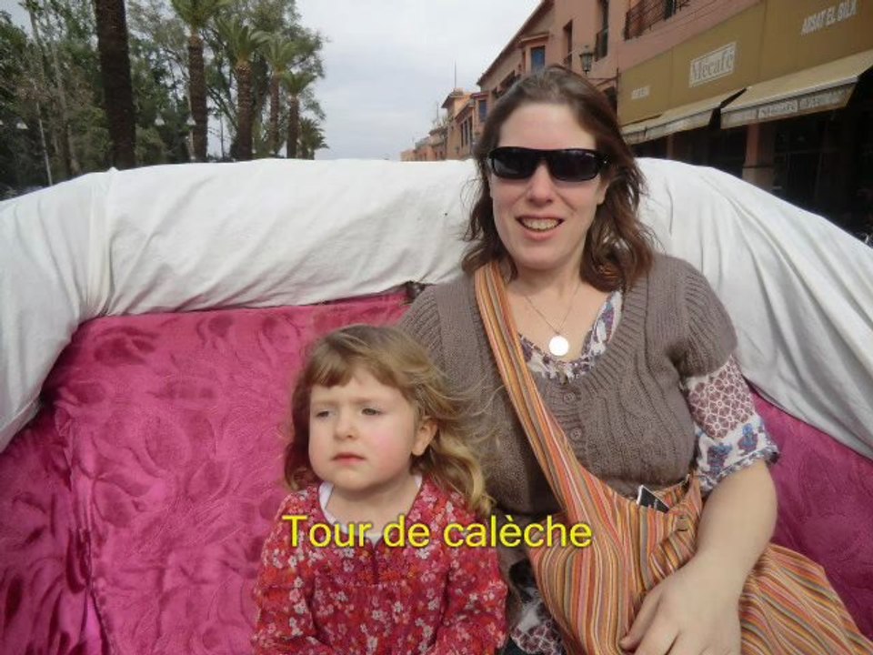 Marrakech avec Cerise, Solange et Nicolas