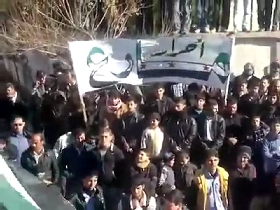 فري برس   مارع   ريف حلب  رسالة من ثوار مارع الى بشار 10 2 2012