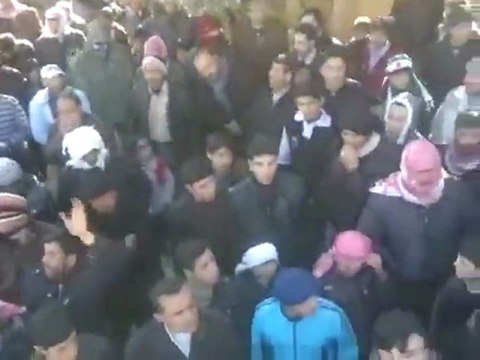 فري برس مارع ريف حلب الحرة زوجة الشهيد اسامة في حديثها للثوار 10 2 2012