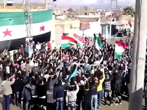 فري برس قامشلو جمعة روسيا تقتل أطفالنا نصرة حمص 10 2 2012