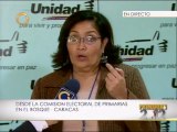 MUD: Resolvemos problema de credenciales para instalación de mesas en Caracas