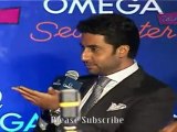 Handsome Abhishek Bachchan Speaks About Omega Watches @ Launch