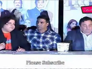 Sajid Khan All Praises Kapoor Brothers Rishi & Randhir @ First Look Of Film "House Full2"