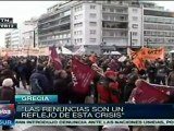 Sindicatos griegos rechazan reforma laboral