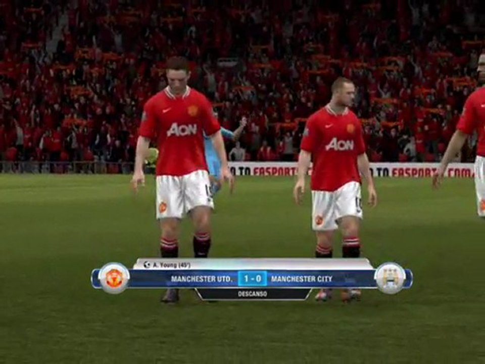 Liga Virtual: Manchester United-Manchester City (jornada 2)