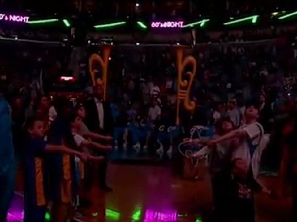 Will Ferrell introduces lineups on 80s night
