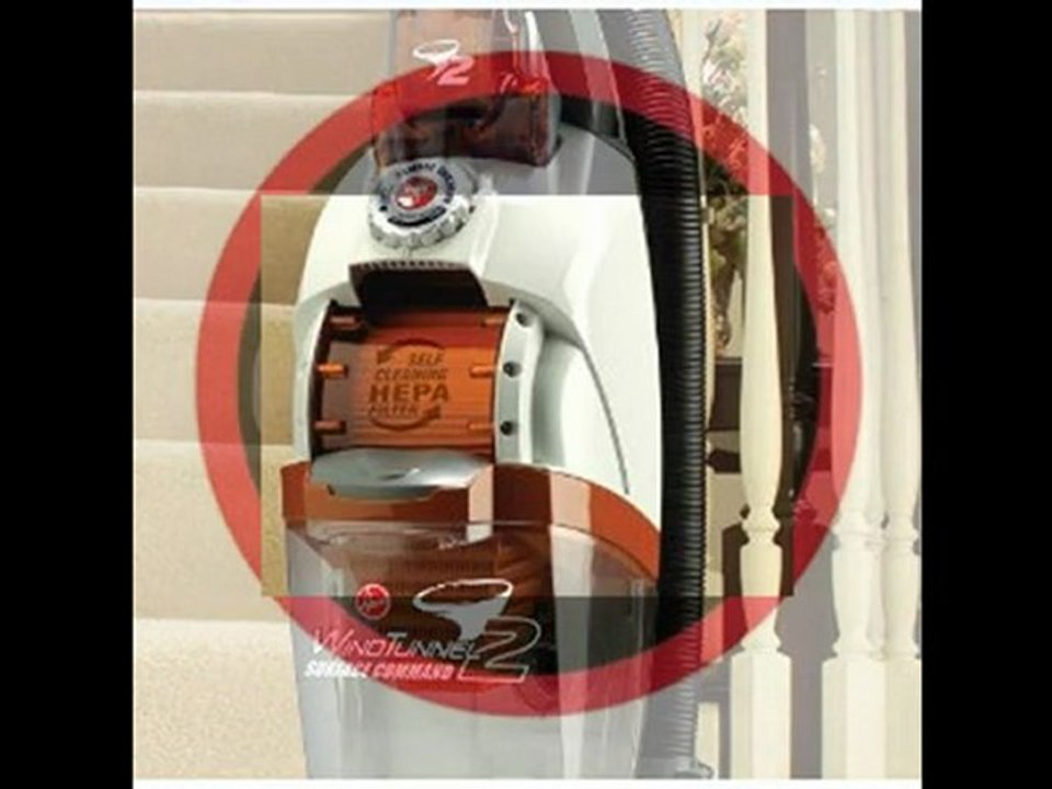 Hoover U8361-900 Windtunnel 2 Surface Command Bagless Upright Vacuum