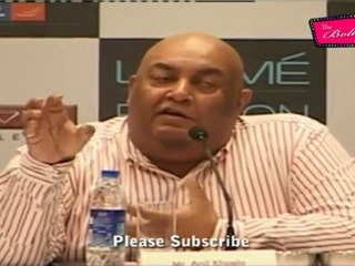 Anil Khoshla Speaks @ Lakme Fashion Week Summer Resort 2012 Press Conference