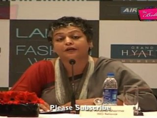 Lakme Fashion Week Summer Resort 2012 Press Conference