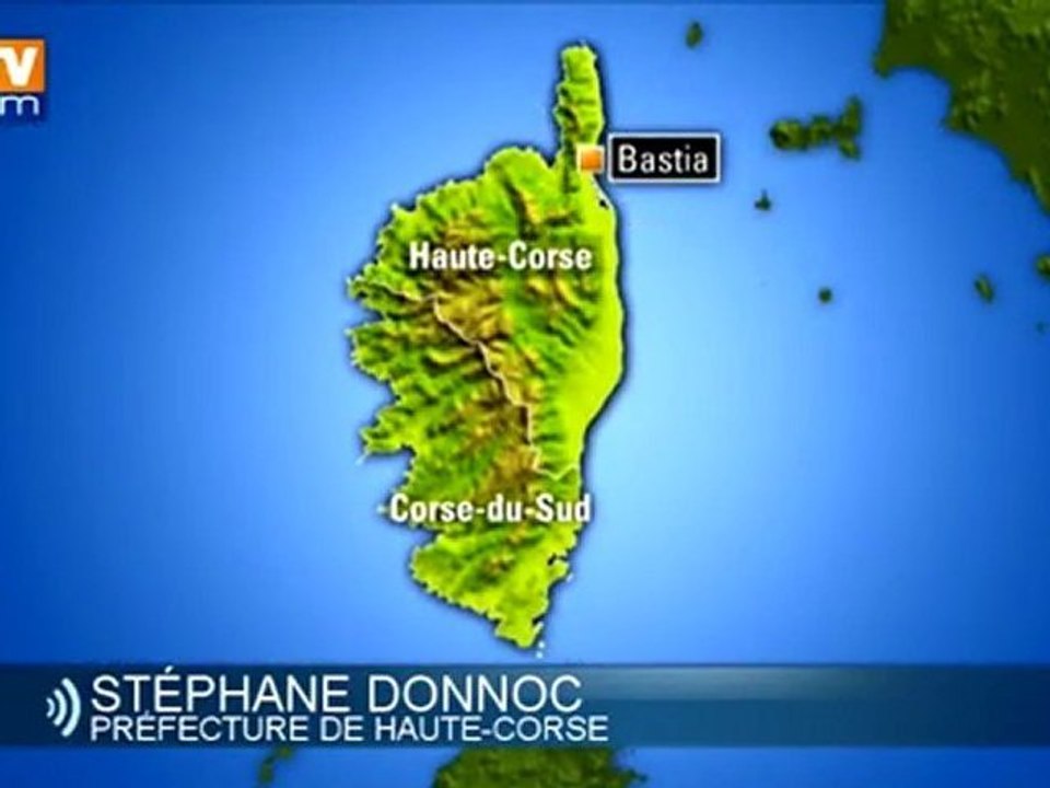 Neige en Corse : images de témoins BFMTV