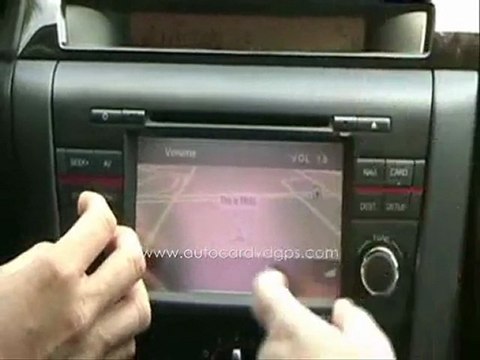 Touchscreen GPS stereo for Mazda 3- Part 4- Sygic GPS demo autocardvdgps.com