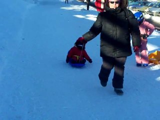 Gaëtan dans la luge - Super Besse