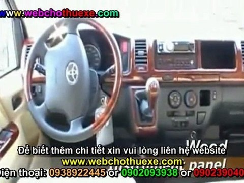 Cho thuê xe Toyota hiace - cho thuê ô tô online - cho thuê xe du lịch - cho thuê xe tự lái giá rẻ