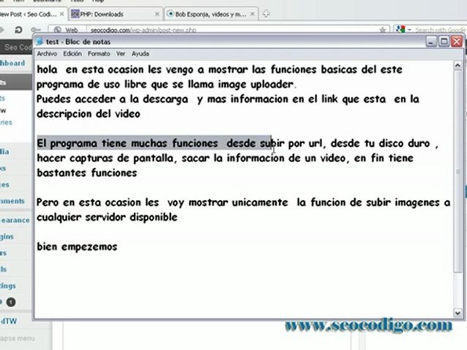 Sube imagenes  con un click a mas de 20 sitios