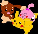 TRANSPATONOX - Pokemon Pikachu und Haspiror (Buneary) 5 Transparent