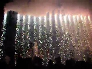 Taggia  San Benedetto 2012 cascata di fuoco in Piazza SS. Trinità