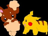 TRANSPATONOX - Pokemon Pikachu und Haspiror (Buneary) 6 Transparent