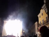 Taggia S. Benedetto 2012 la cascata di fuoco in Piazza Cavour