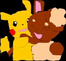 TRANSPATONOX - Pokemon Pikachu und Haspiror (Buneary) 25 Transparent
