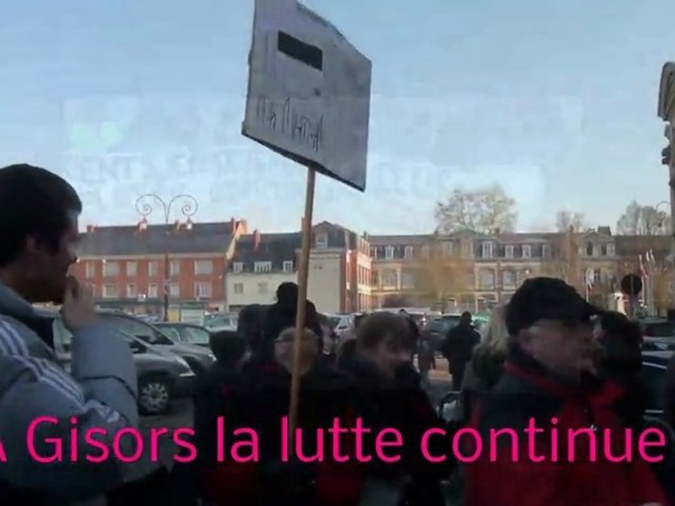 La mobilisation continue à Gisors