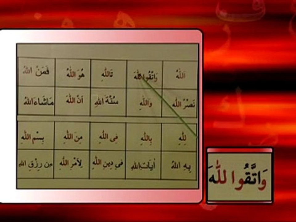 Davut Kayadan Tecvid - 32.Ders - Lafzatullahin Okunusu