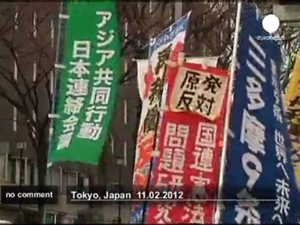 Manifestation anti-nucléaire à Tokyo - no comment
