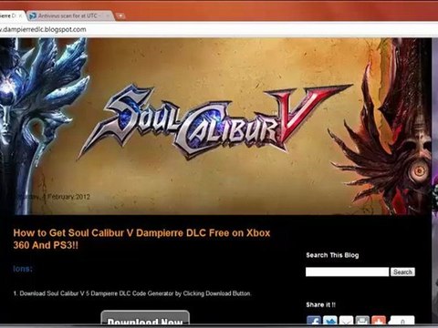 How to Unlock Soul Calibur V Dampierre DLC Free