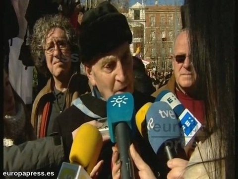 Concentración en apoyo a Garzón en Madrid