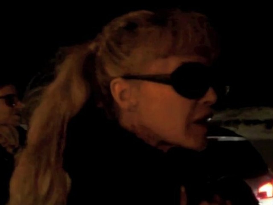 Arielle Dombasle et Serge Moati à Peyragudes