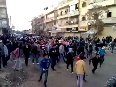 فري برس ريف حلب منبيج هجوم الأمن على المتظاهرين 10 2 2012