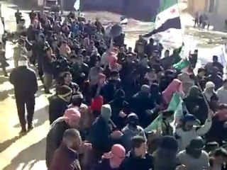 فري برس   ريف حلب كفر نايا  حاشدة لنصرة حمص 10 2 2012