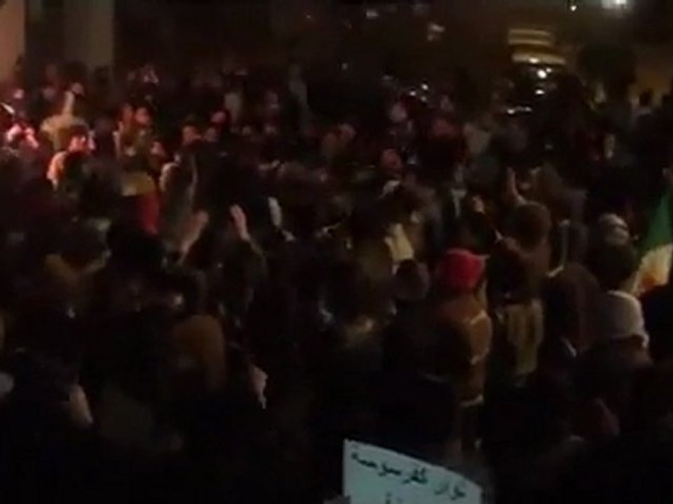 فري برس   دمشق   كفرسوسة   مسائية جامع الهادي 11 2 2012