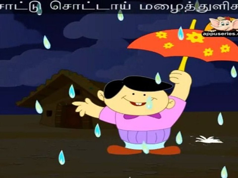 Mazhai Tuli (Raindrops) - Nursery Rhyme with Sing Along