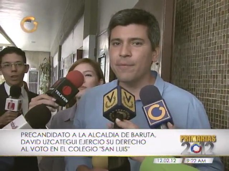 David Uzcátegui ya votó