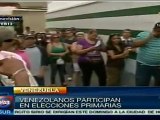 Venezolanos participan en elecciones primarias opositoras