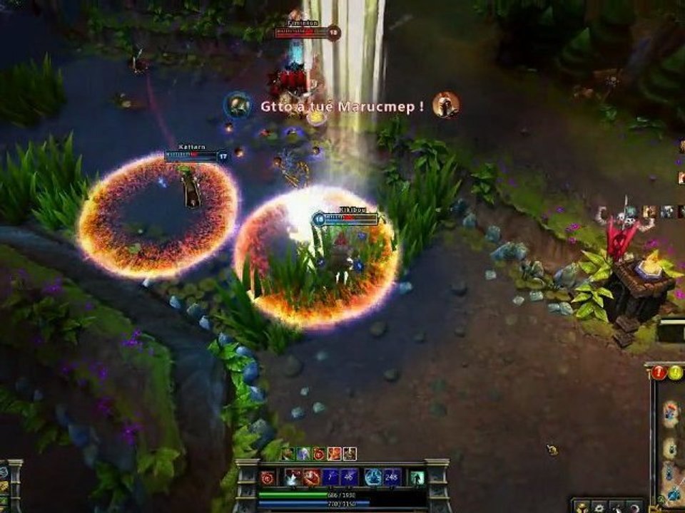 Teamfight at 4vs5