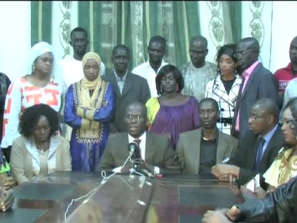 conference de presse du candidat CHEIKH BAMBA DIEYE