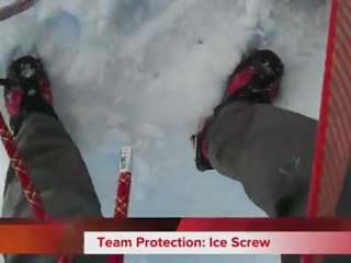 Running Belay in Snow