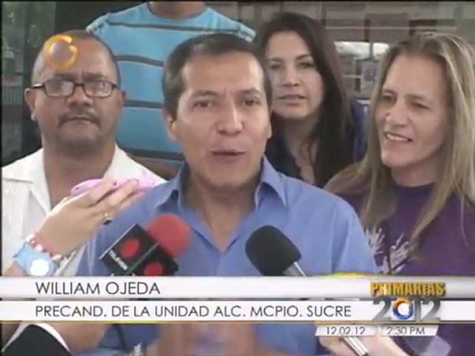 William Ojeda ejerció su derecho al voto