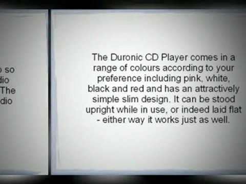 CD Players for Kids: Review of the Duronic Portable CD Player
