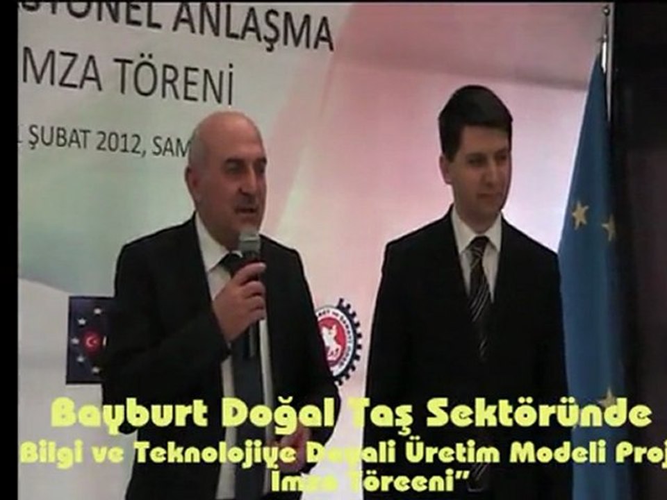 Doğal Taş Sektöründe Bilgi ve Teknolojiye Dayalı Üretim Modeli Projesi-İmza Töreni-02
