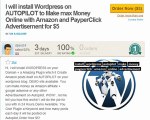 WORDPRESS JOBS I will install Wordpress PLUGIN TO YOUR BLOG to Make max Money Online with Amazon and PayperClick Advertisement for $5