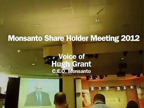 SVP TRADUCTION :: Secretly Recorded Video from Monsanto Shareholder Meeting 1 - Occupy monsanto
