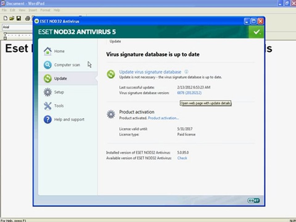 Eset Nod 32 v5 Working Username and Passwords until 2017 (No Surveys)