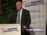 Manifestation LGV - 9 février 2012 (Alain Rousset, Président du Conseil Régional d'Aquitaine)