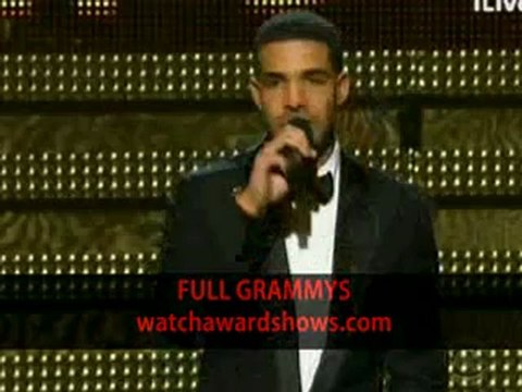 Drake presents Nicki Minaj Grammy Awards 2012