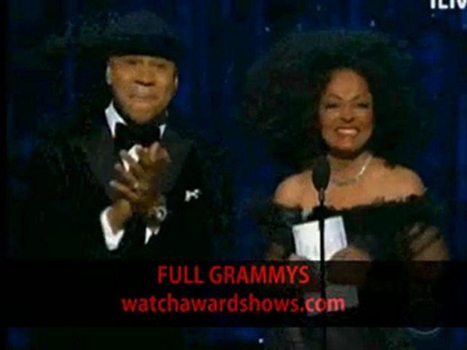 Diana Ross presents Album of the year Grammy Awards 2012
