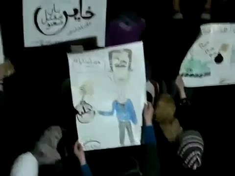 فري برس درعا المحطة مسائية احرارحي الكاشف نصرة لدرعا وقراها ولحمص وباقي المدن المنكوبة 12 2 2012 ج1