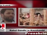 Rahul Gandhi Kaushambi: U.P is my home and I want development here