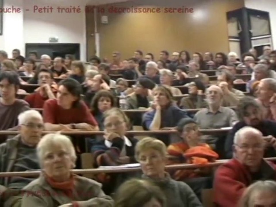 Petit traité de la décroissance sereine (2/2 = débat) - Serge Latouche - FSL56